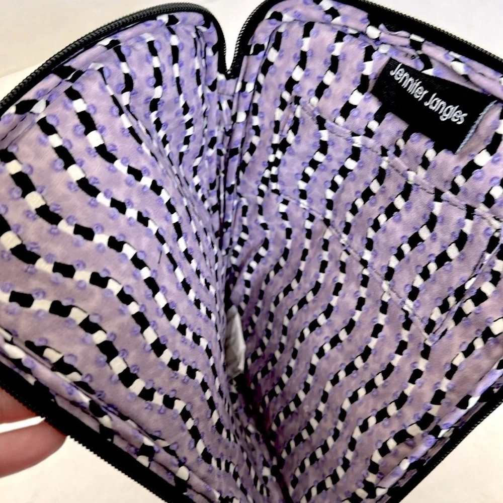 Jennifer Jangles Fabric E-Reader Protective Case, Purple Multi Flower